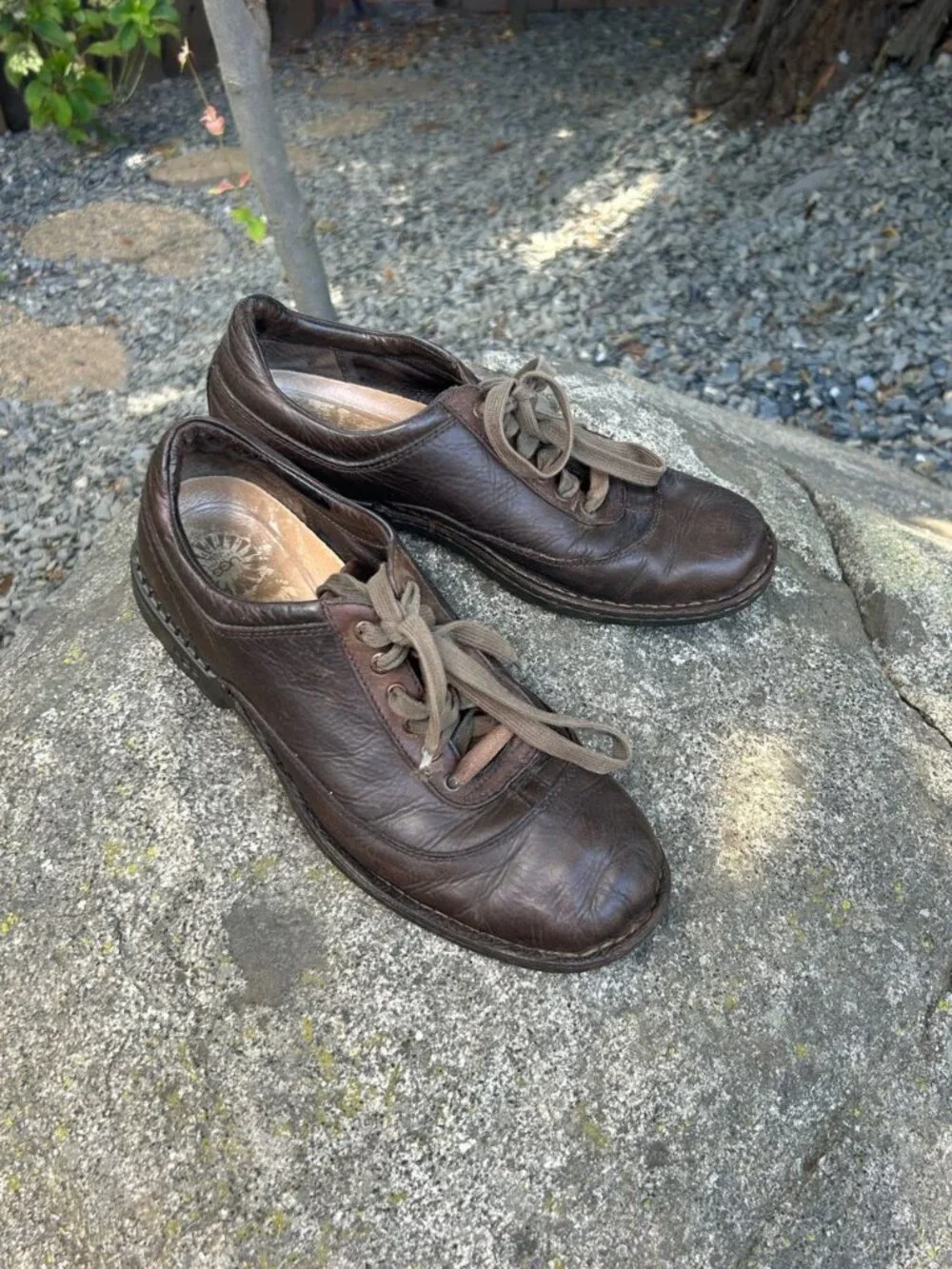 Ugg Brand Men's Brown Nubuck Leather Lace Up Casual Shoes Size 12
